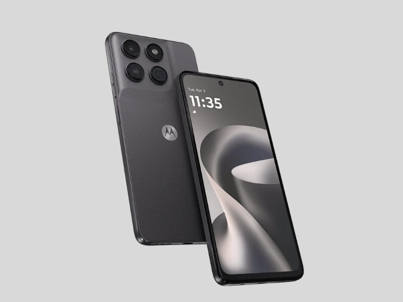 Moto G37 Power smartphone front and back design