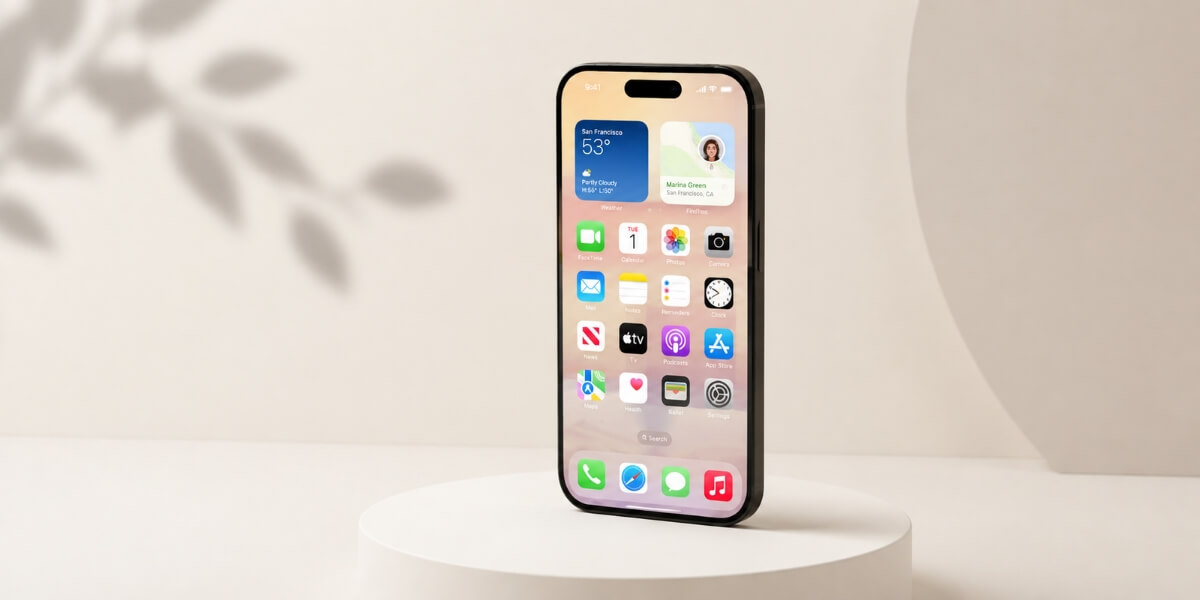 Apple iPhone 18 Pro Max concept design display and UI setup