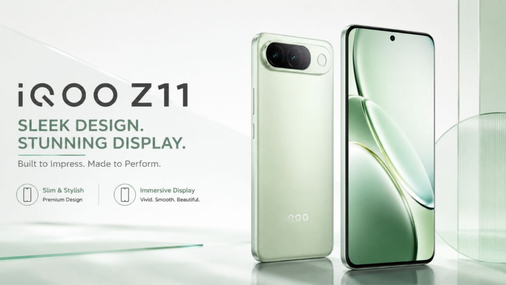 iQOO Z11 5G Sleek Design and Stunning Display Promotion