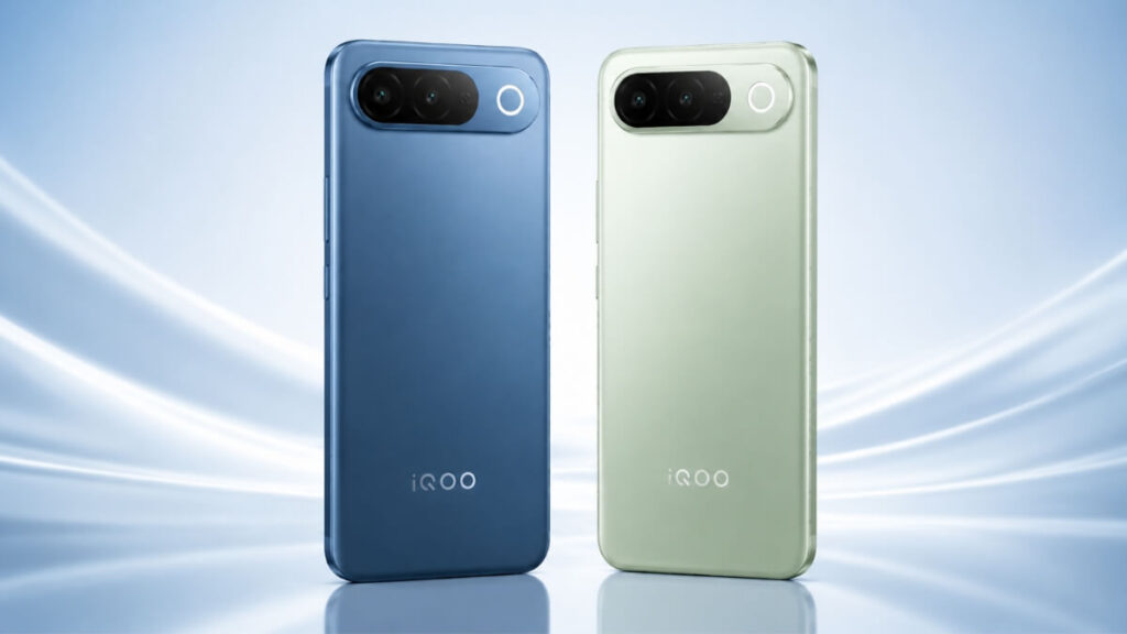 iQOO Z11 5G smartphone back panel  showing dual camera setup