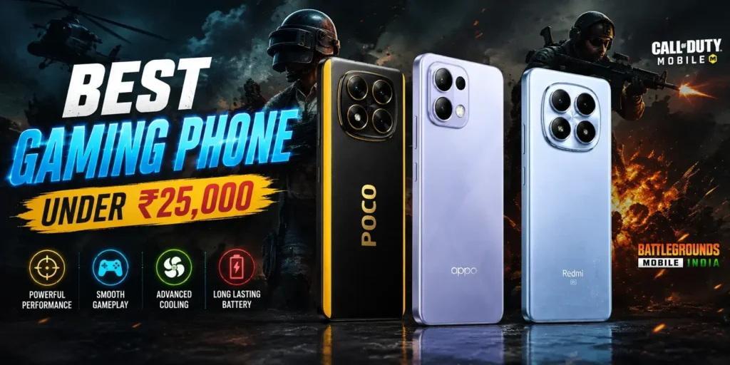 Best gaming phone under 25,000