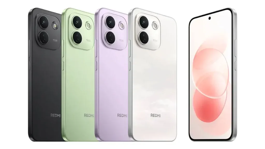 Redmi Note 17 Pro Max available in multiple color options showing front and rear design