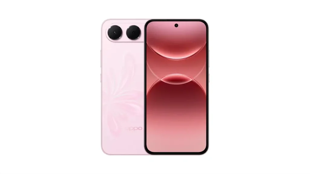 OPPO F35 5G smartphone front and back view